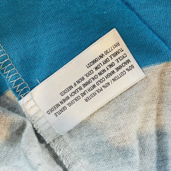 Women's Mossimo Supply Casual Dress XS Blue Gray Stripes Sleeveless Summer - Picture 7 of 8